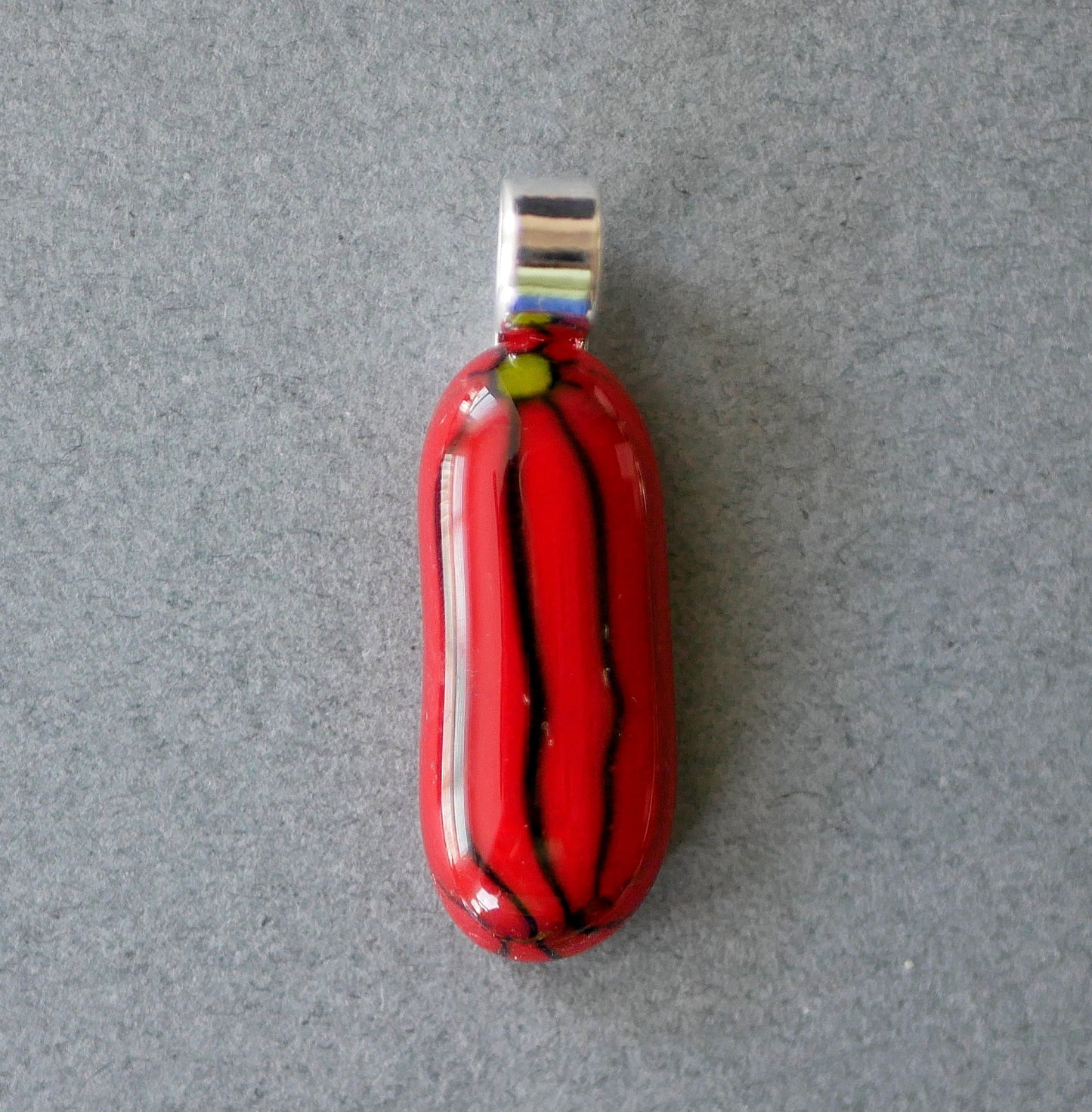 Stripey Scrappy Pendant #23