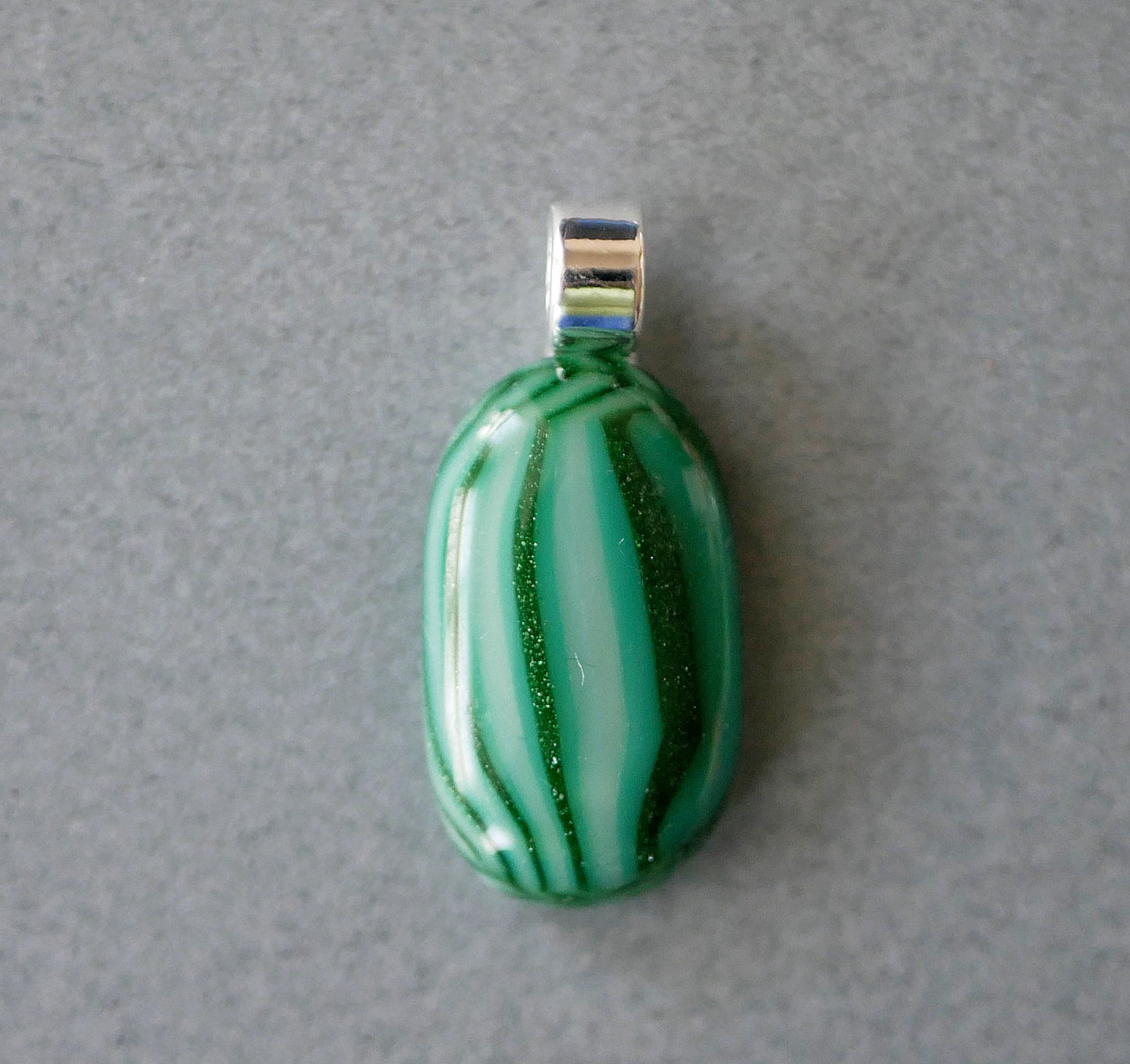 Stripey Scrappy Pendant #24