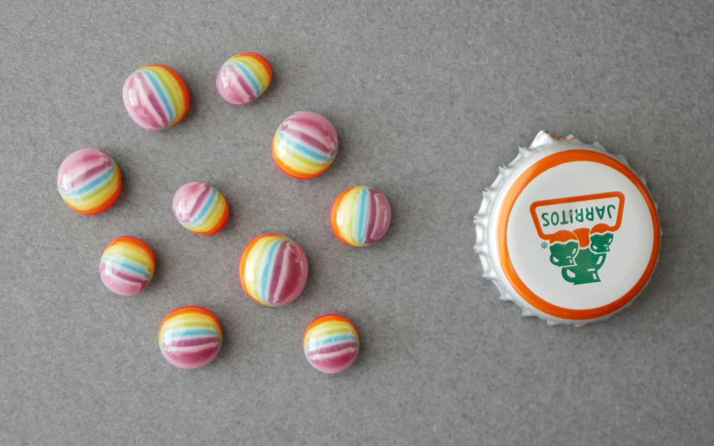 10 Light Rainbow Tokens
