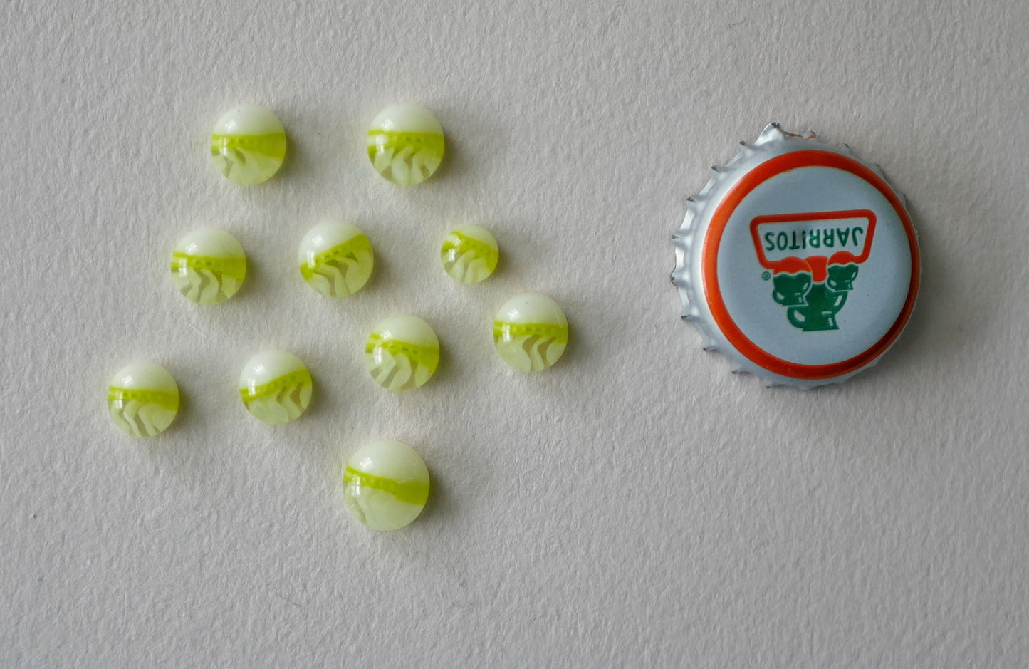 10 Yellow-Green Jellyfish Tokens