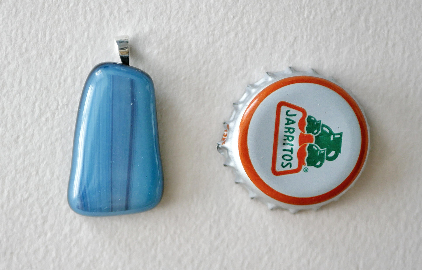 Streaky Blue Pendant #1 (Sterling Silver) (PENDANT ONLY)