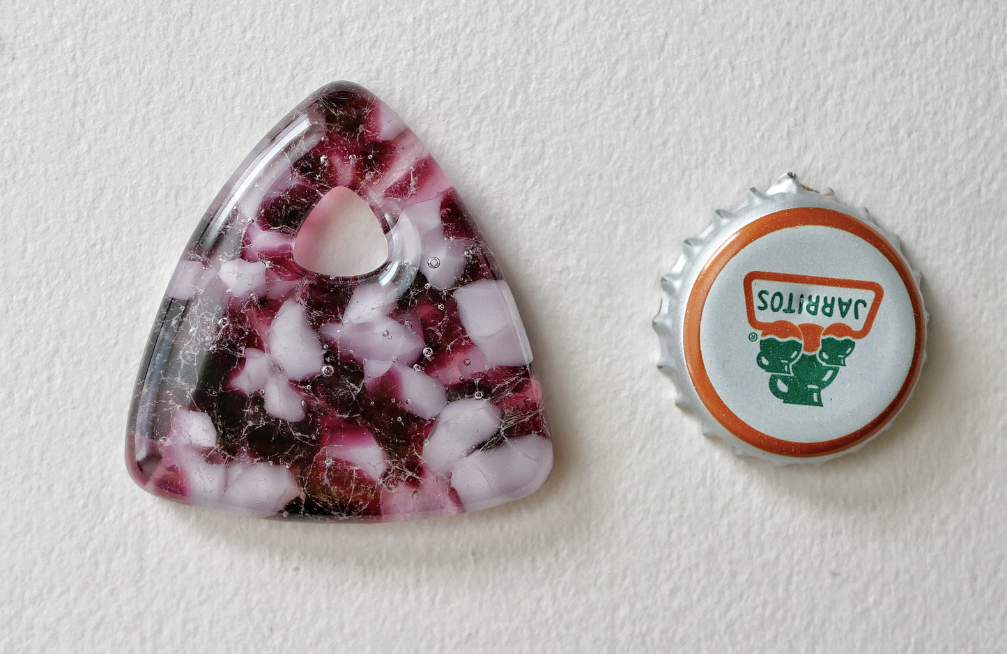 Triangle Pendant: Pinks #2 (PENDANT ONLY)