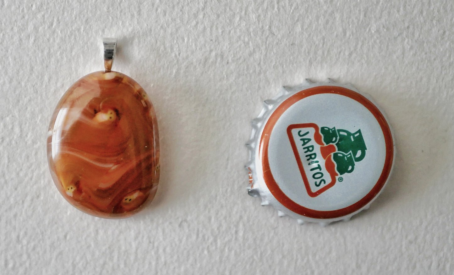 Swirling Brown Pendant (Sterling Silver) (PENDANT ONLY)