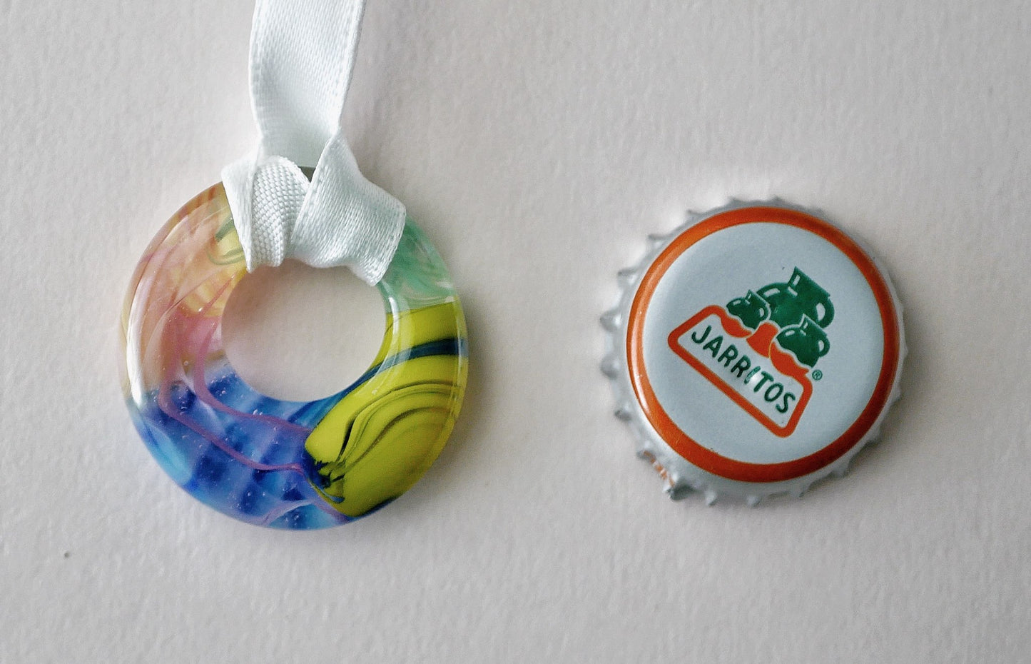 Mini Glass Collage Wreath #4