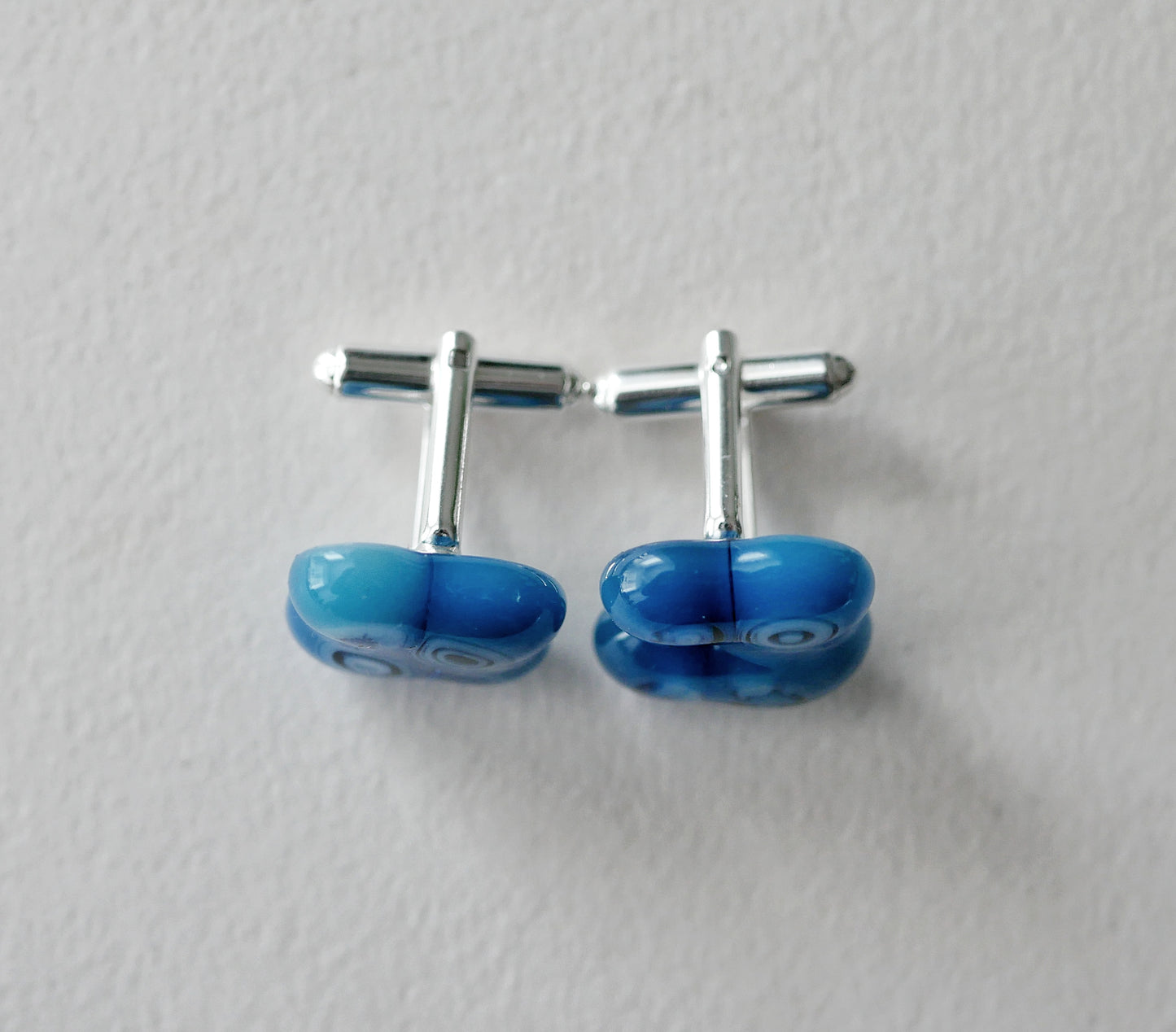 Blue Cluster Sterling Silver Cufflinks