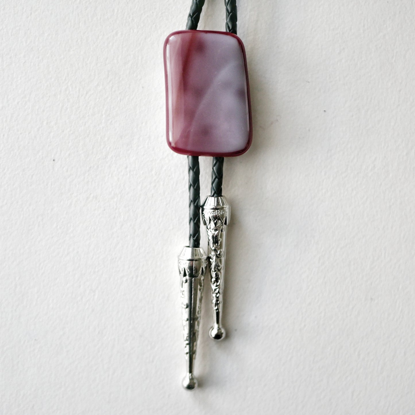 Red and White Bolo Tie #4