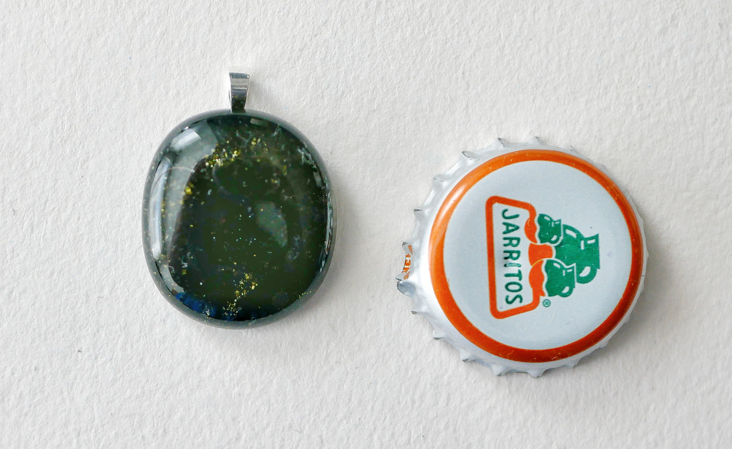 Golden Black Aventurine Dragonskin Pendant #4 (Sterling Silver) (PENDANT ONLY)