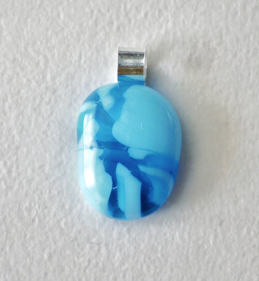 Light Blue Pendant #1 (Sterling Silver) (PENDANT ONLY)