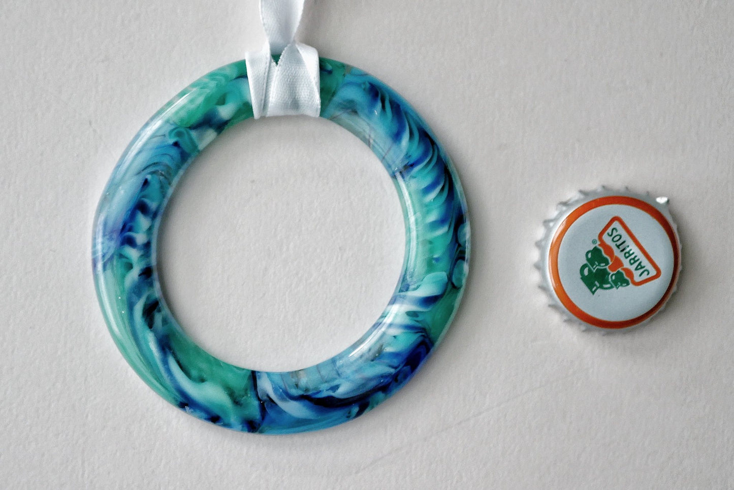 Irregular Glass Collage Wreath #24