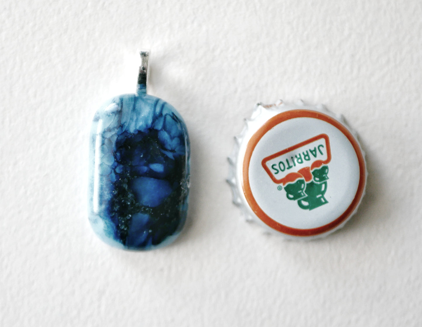Sea Blue Pendant #1 (Base Metal) (PENDANT ONLY)