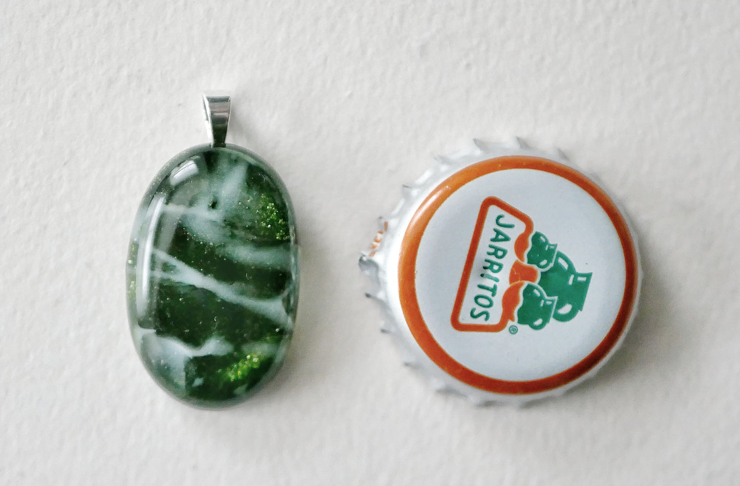 Green Aventurine Dragonskin Pendant #4 (Sterling Silver) (PENDANT ONLY)
