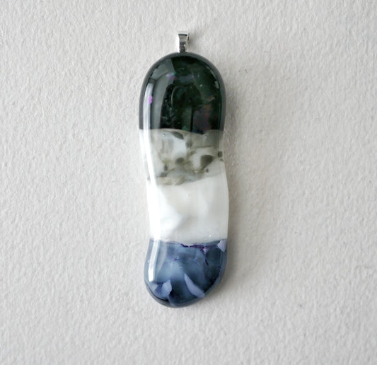 Asexual (Ace) Pride Blob Pendant #4 (PENDANT ONLY)
