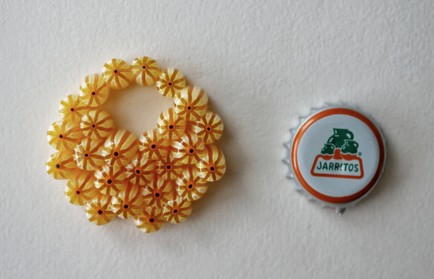 Yellow Murrine Cluster Pendant With Hole (PENDANT ONLY)