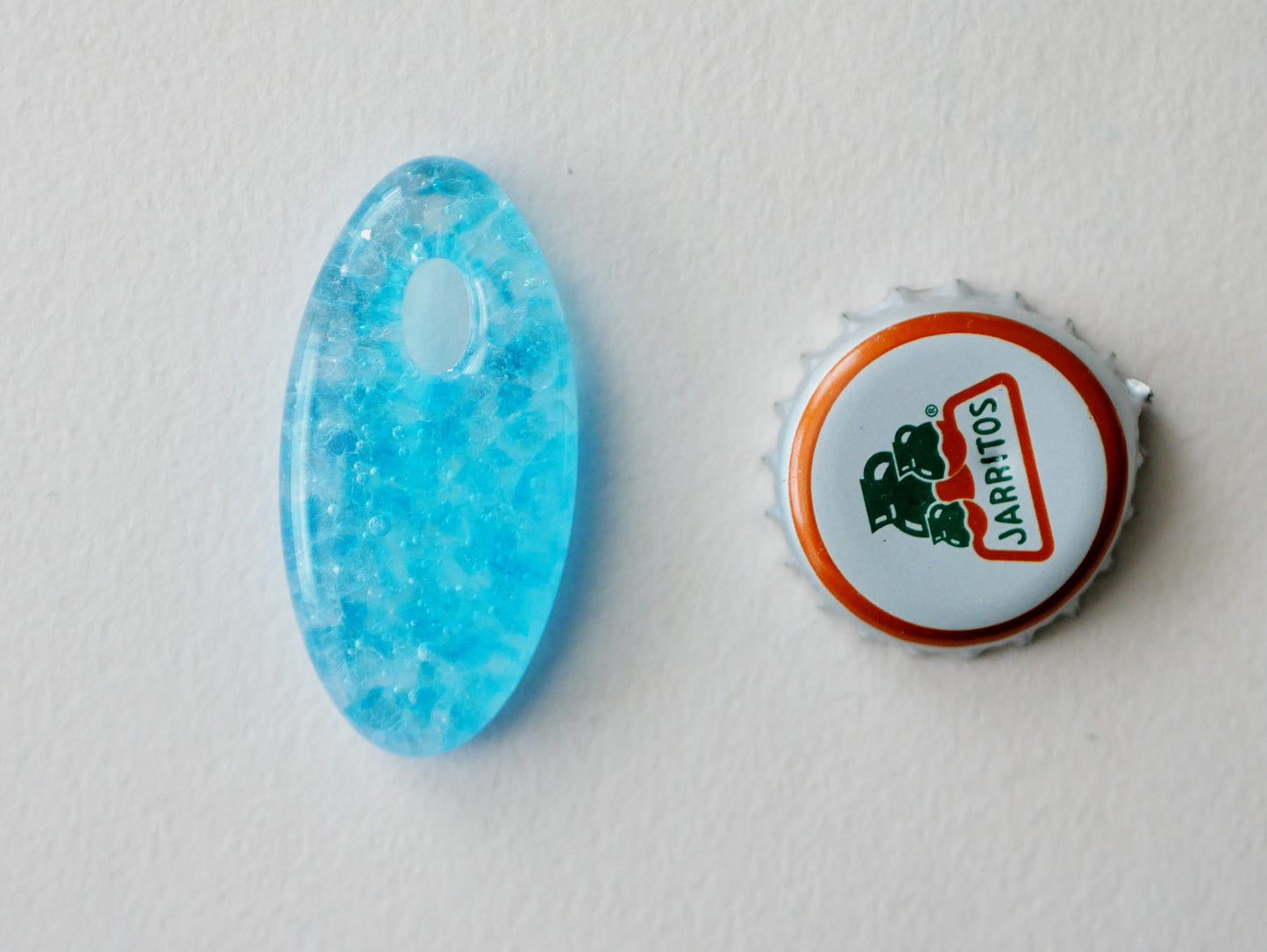 Oval Pendant: Sky Blues (PENDANT ONLY)