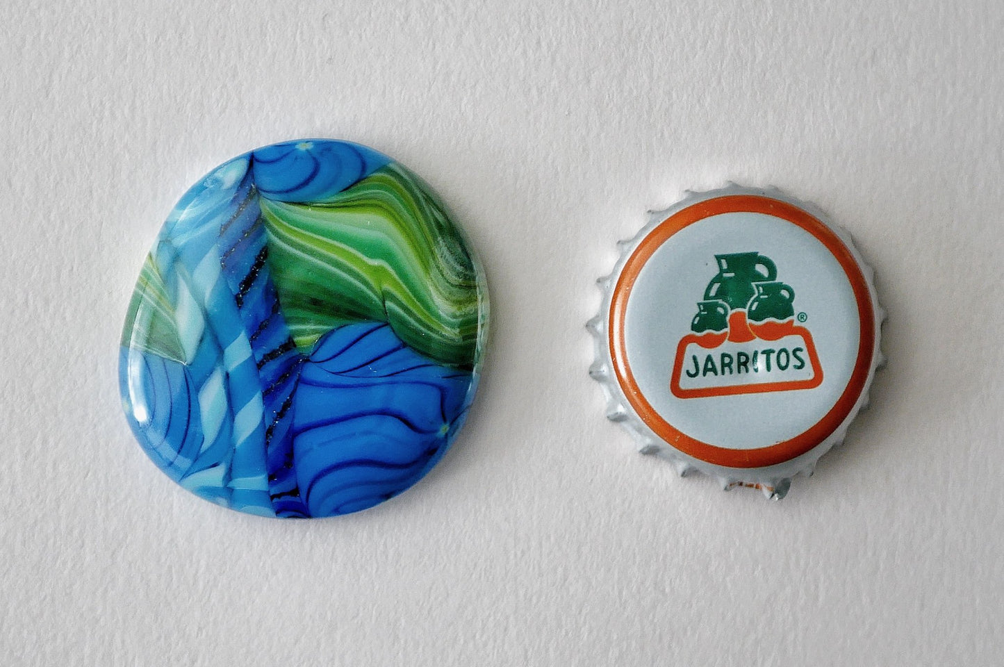 Blob Worry Stone: Collage #17