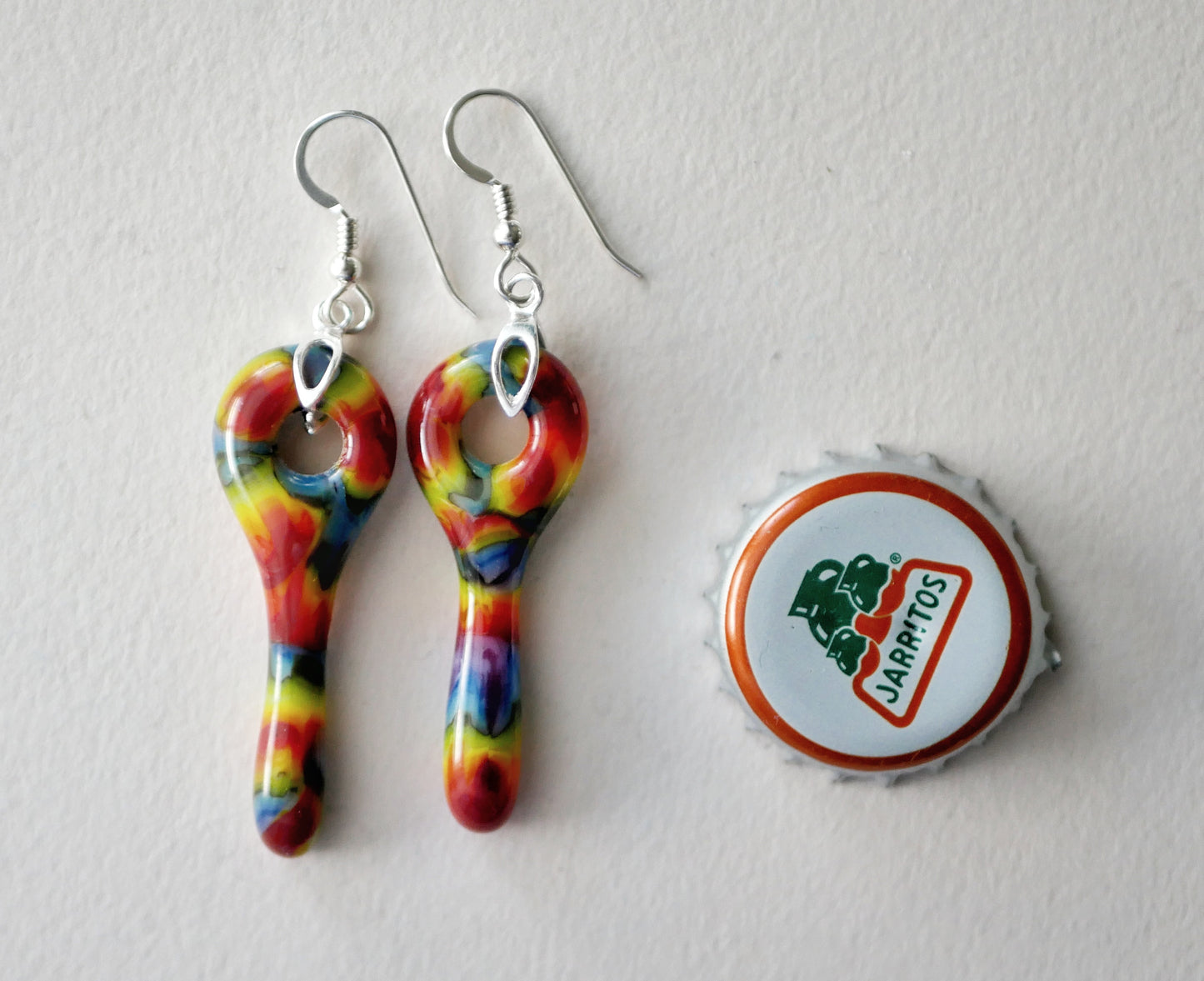 Dangly Rainbow Earrings