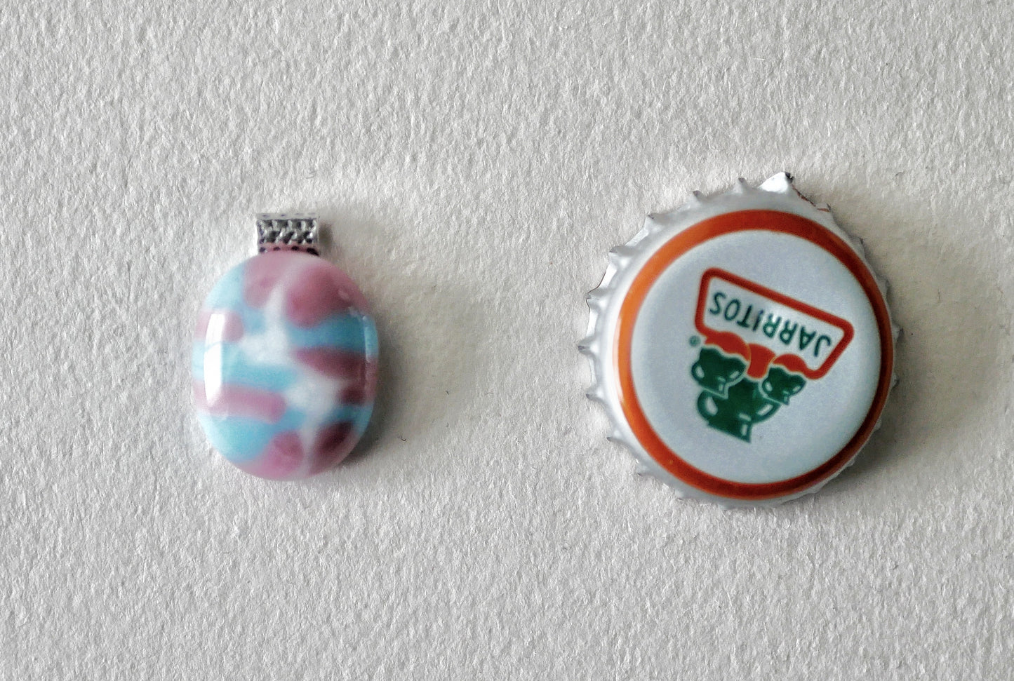 Trans Pride Pendant #1 (Sterling Silver) (PENDANT ONLY)