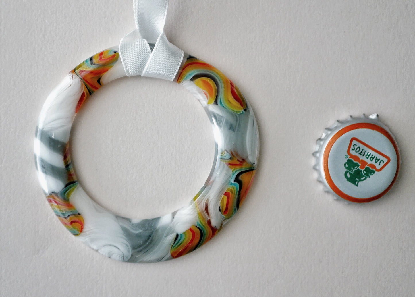 Irregular Glass Collage Wreath #10