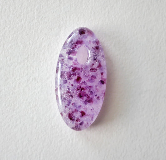 Oval Pendant: Pink and Fuchsia (PENDANT ONLY)