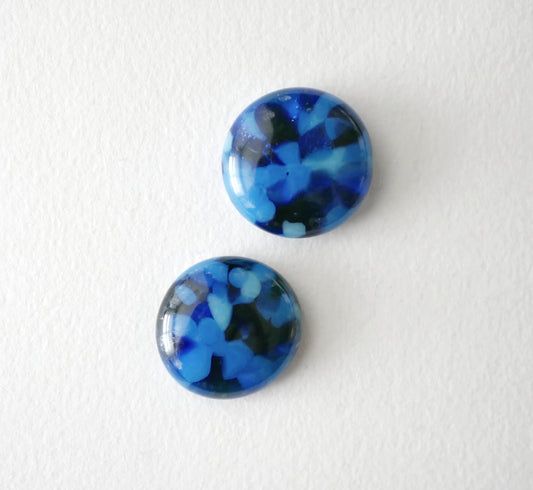 2 Mottled Blue Tokens