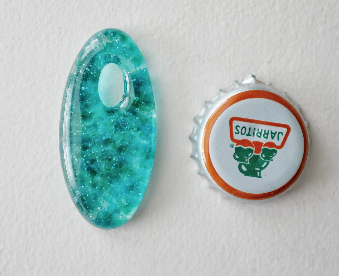 Oval Pendant: Aquas (PENDANT ONLY)