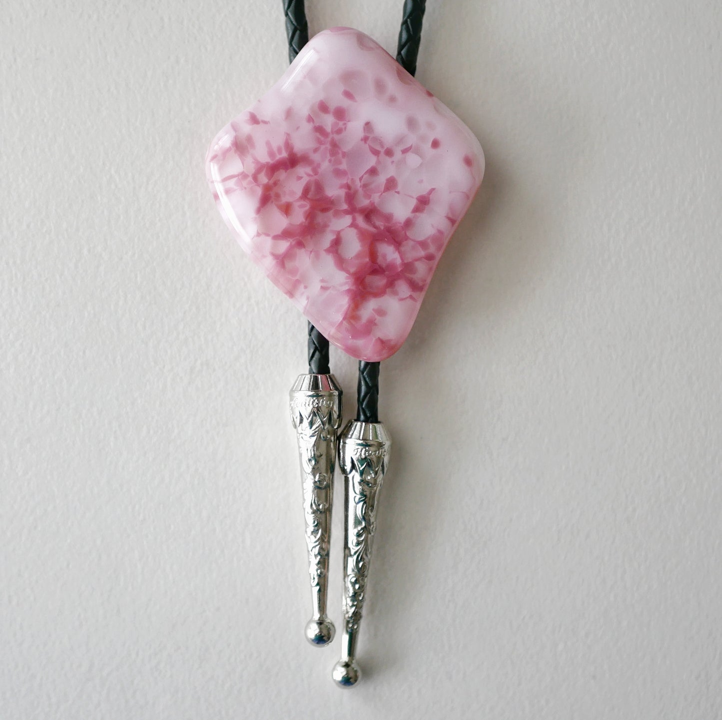 Light Dark Pink Bolo Tie #1