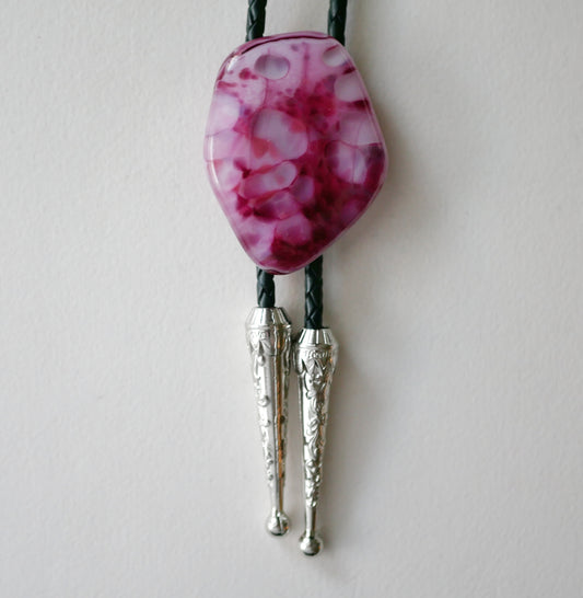 Dark Pink Bolo Tie #3