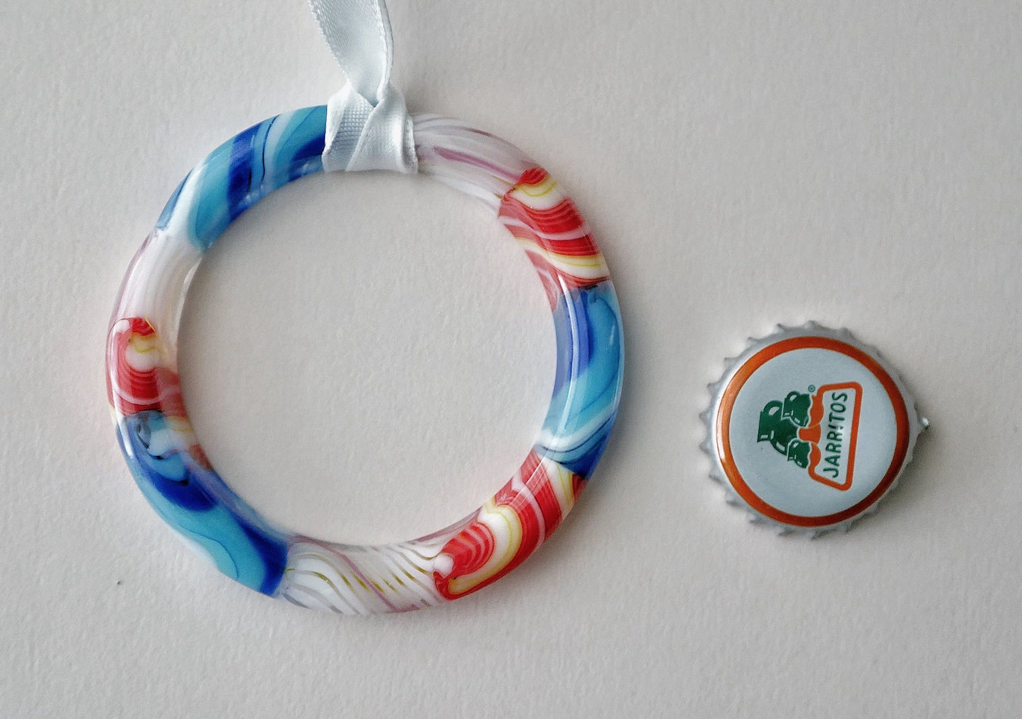 Irregular Glass Collage Wreath #18