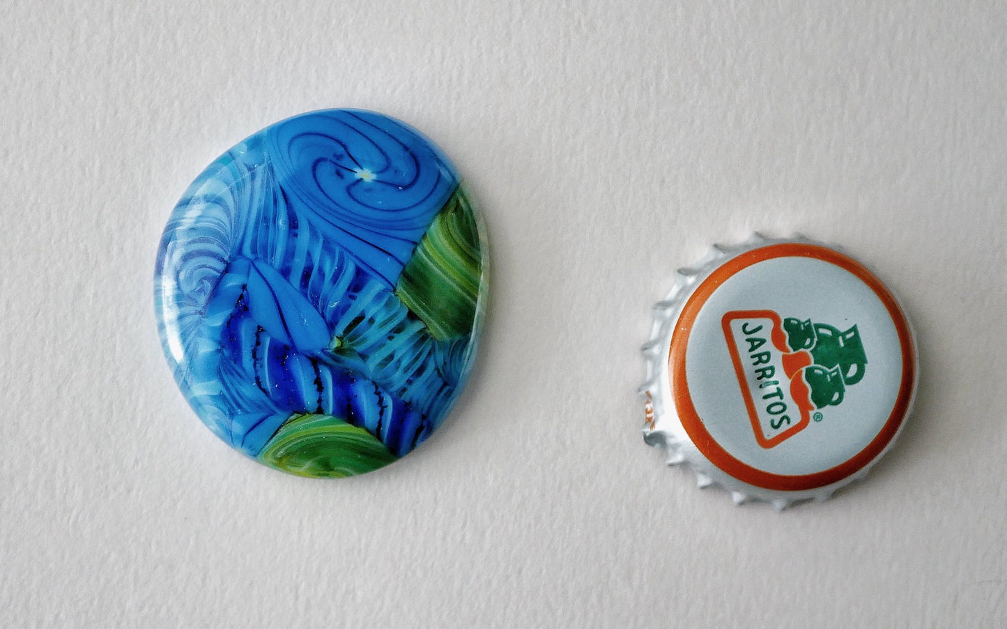 Blob Worry Stone: Collage #18