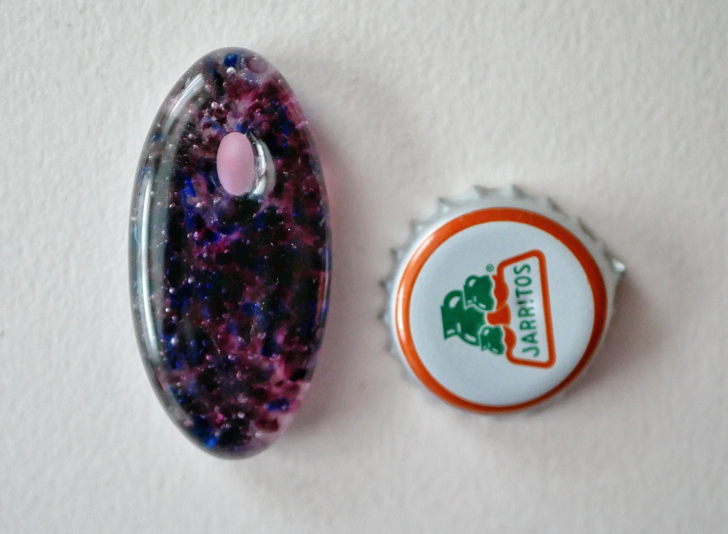 Oval Pendant: Bi Pride Medley (PENDANT ONLY)