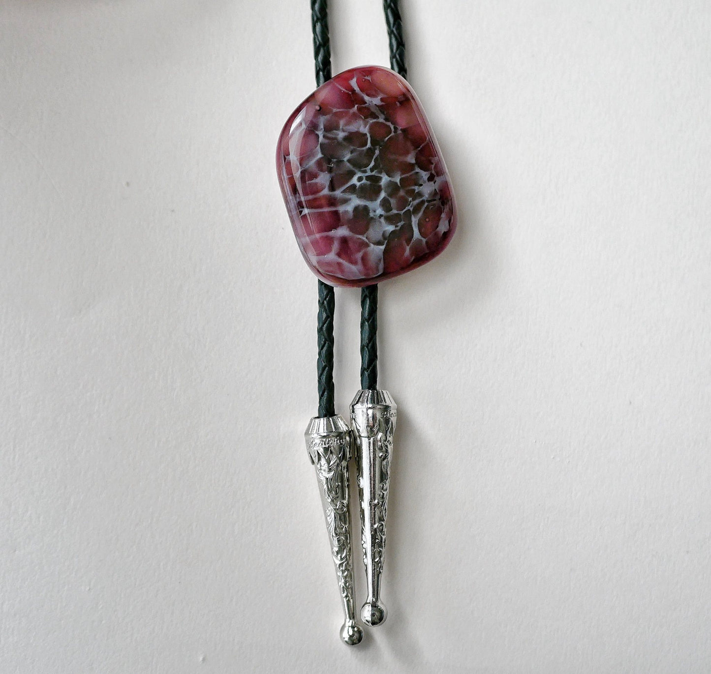 Dark Pink Bolo Tie #4