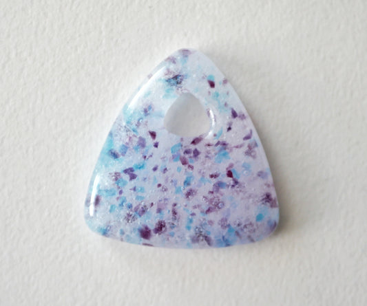 Triangle Pendant: Pink and Blue (PENDANT ONLY)
