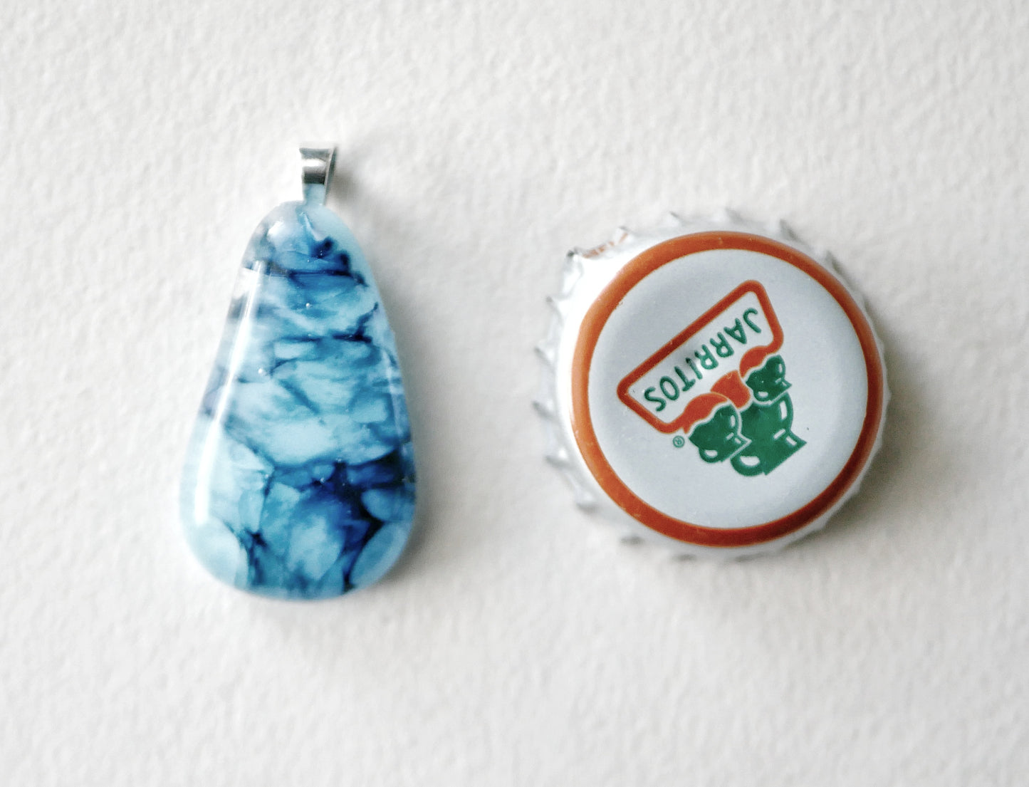 Blue Sea Pendant #3 (Sterling Silver) (PENDANT ONLY)