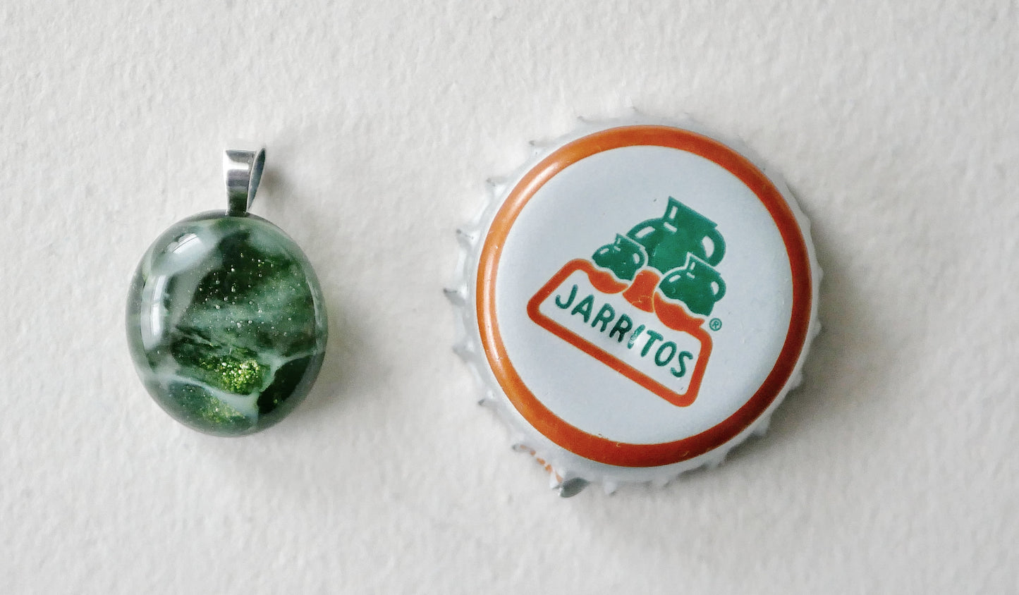 Green Aventurine Dragonskin Pendant #1 (Sterling Silver) (PENDANT ONLY)