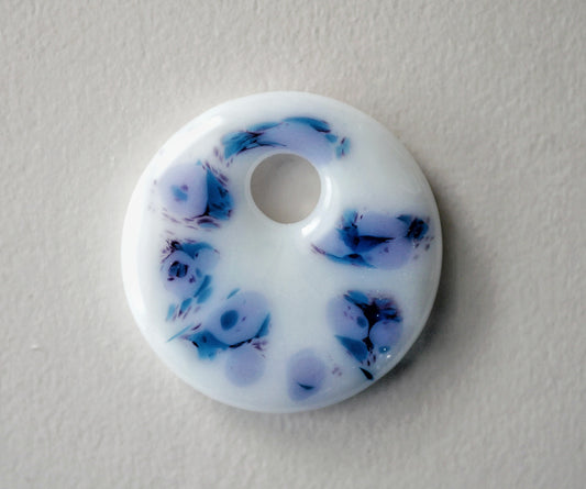 Purple on White Gravity Assisted Pendant (PENDANT ONLY)