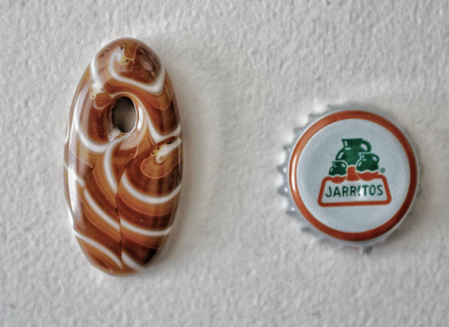 Oval Pendant: Brown Swirl (PENDANT ONLY)