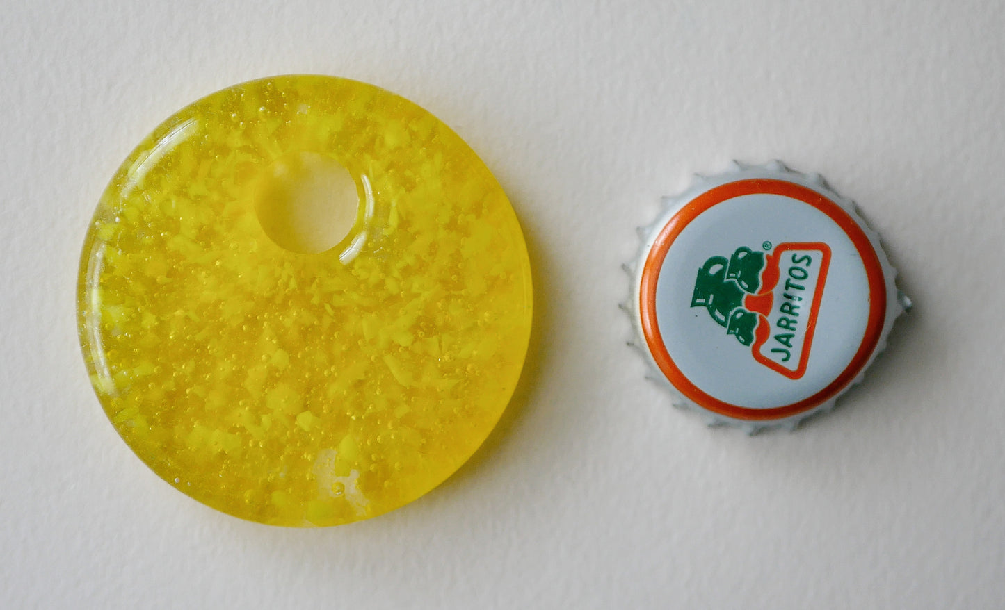 Round Pendant: Floating Yellows (PENDANT ONLY)