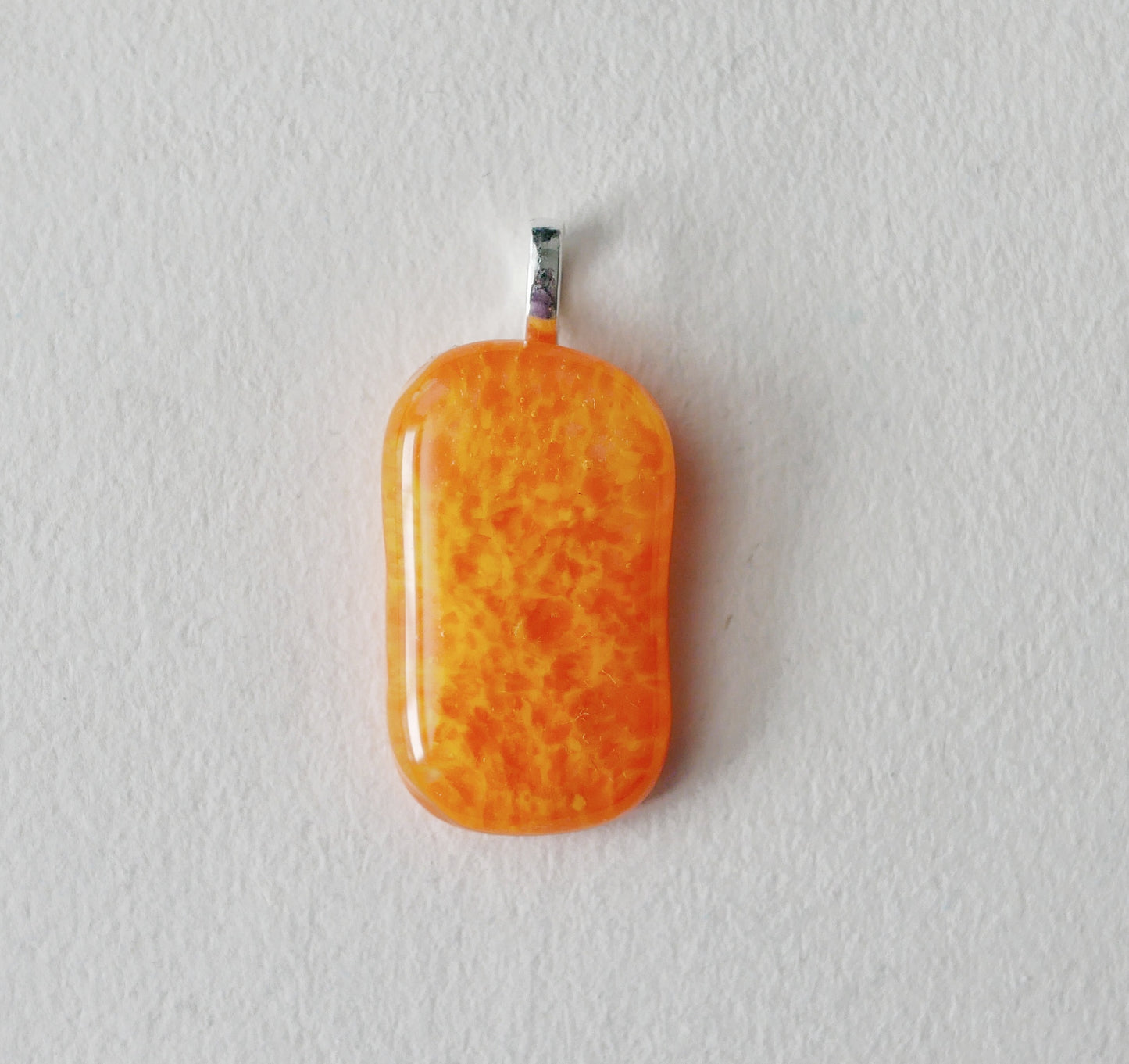 Yellow and Orange Pendant #4 (Base Metal) (PENDANT ONLY)