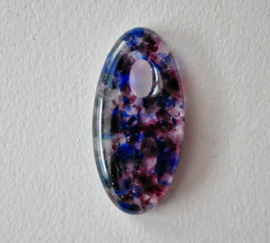 Oval Pendant: Bi Pride Medley (PENDANT ONLY)