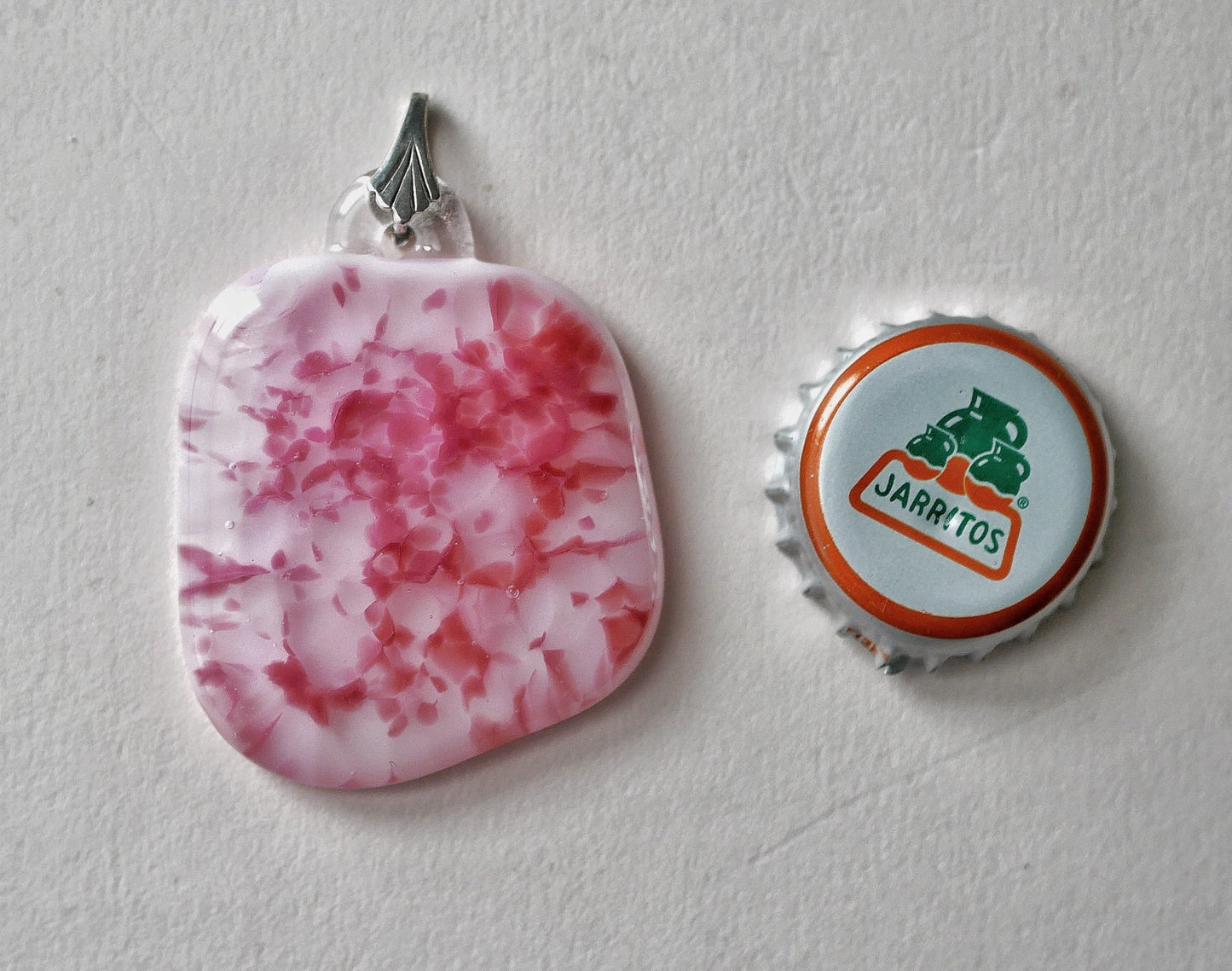 Light Pink Pendant #3 (Sterling Silver) (PENDANT ONLY)