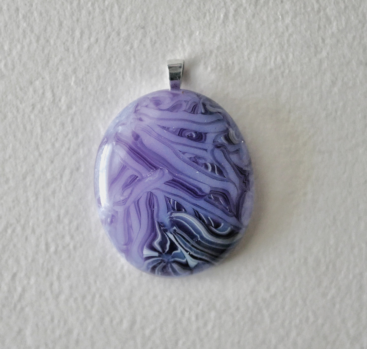 Intricate Purple Pendant (Sterling Silver) (PENDANT ONLY)