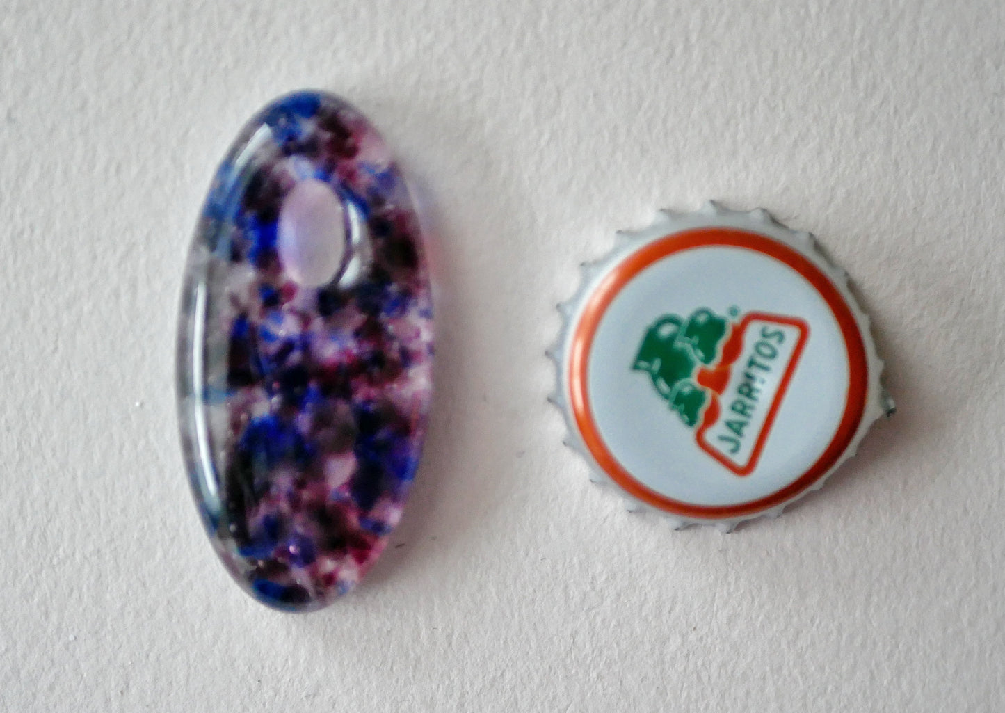 Oval Pendant: Bi Pride Medley (PENDANT ONLY)