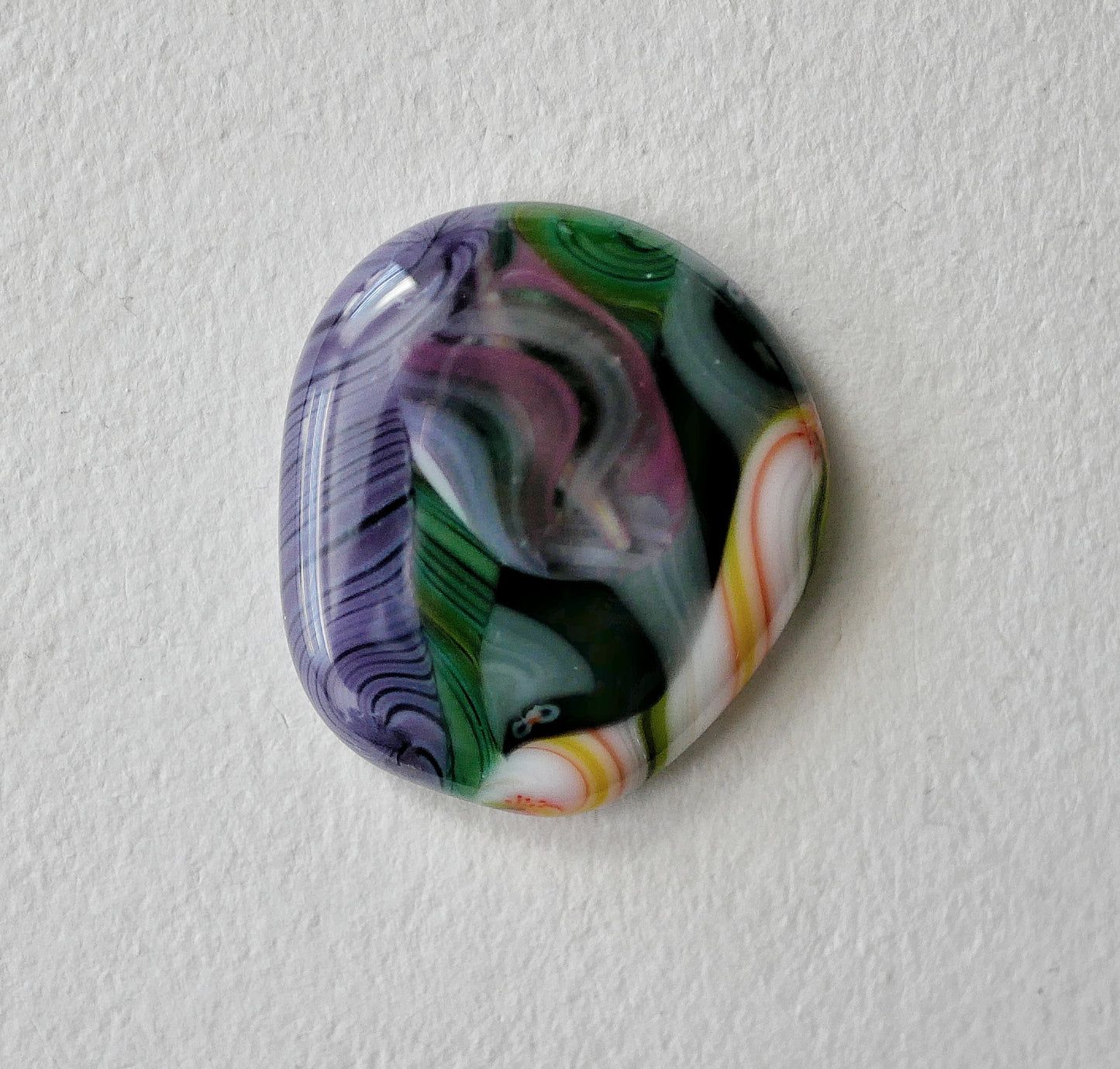 Blob Worry Stone: Collage #5