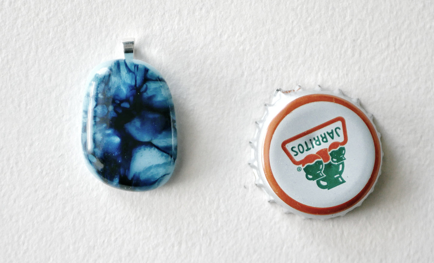 Blue Sea Pendant #2 (Sterling Silver) (PENDANT ONLY)
