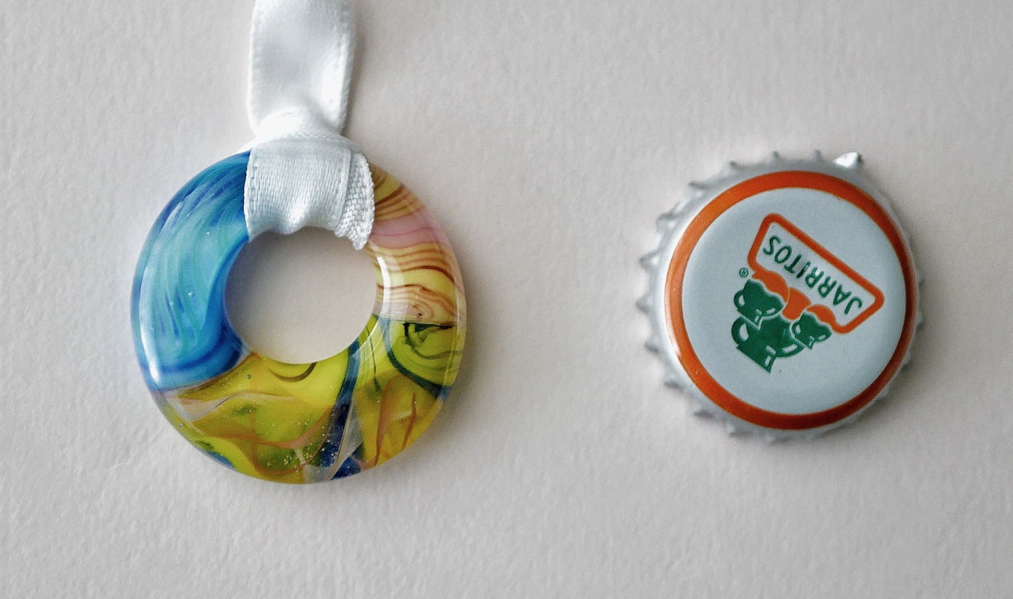 Mini Glass Collage Wreath #8