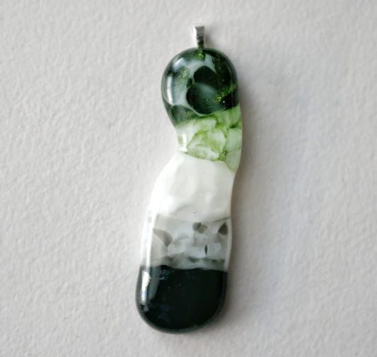 Aromantic (Aro) Pride Blob Pendant #2 (PENDANT ONLY)