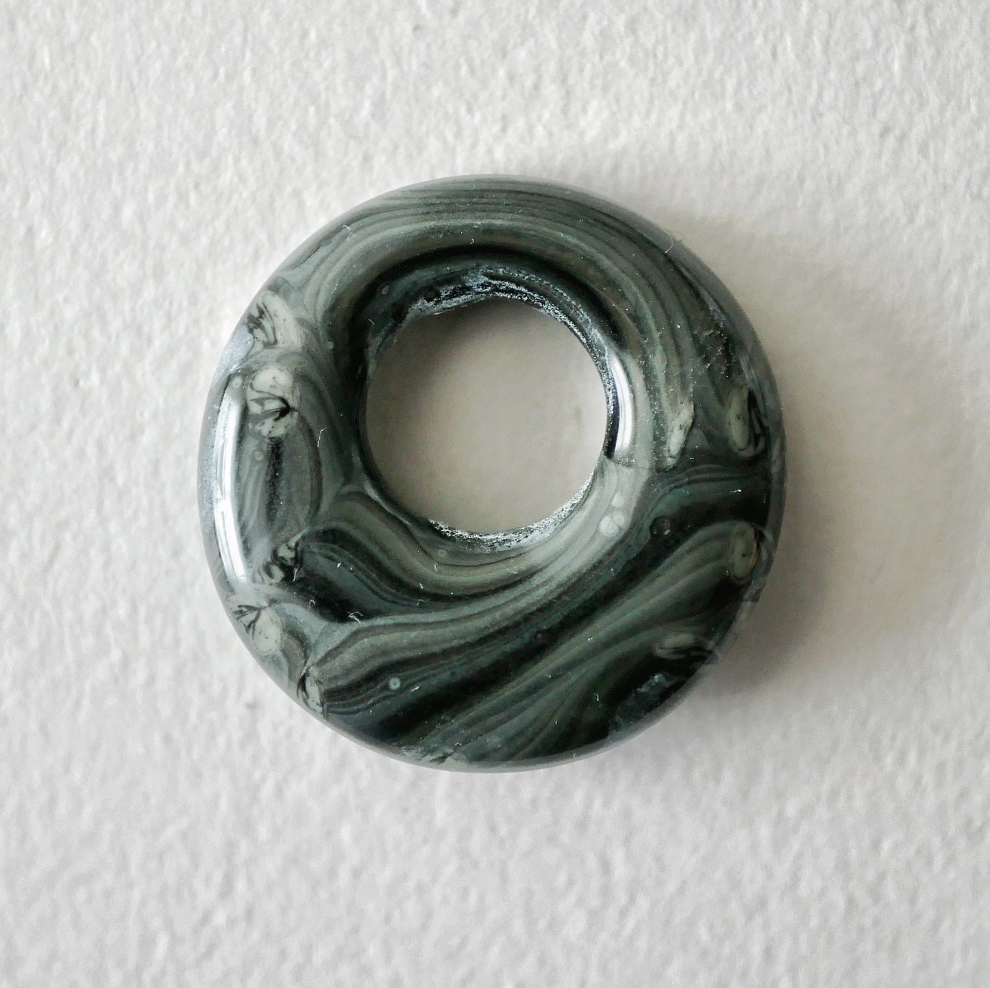 Black, Grey and White Pendant #1 (Sterling Silver) (PENDANT ONLY)