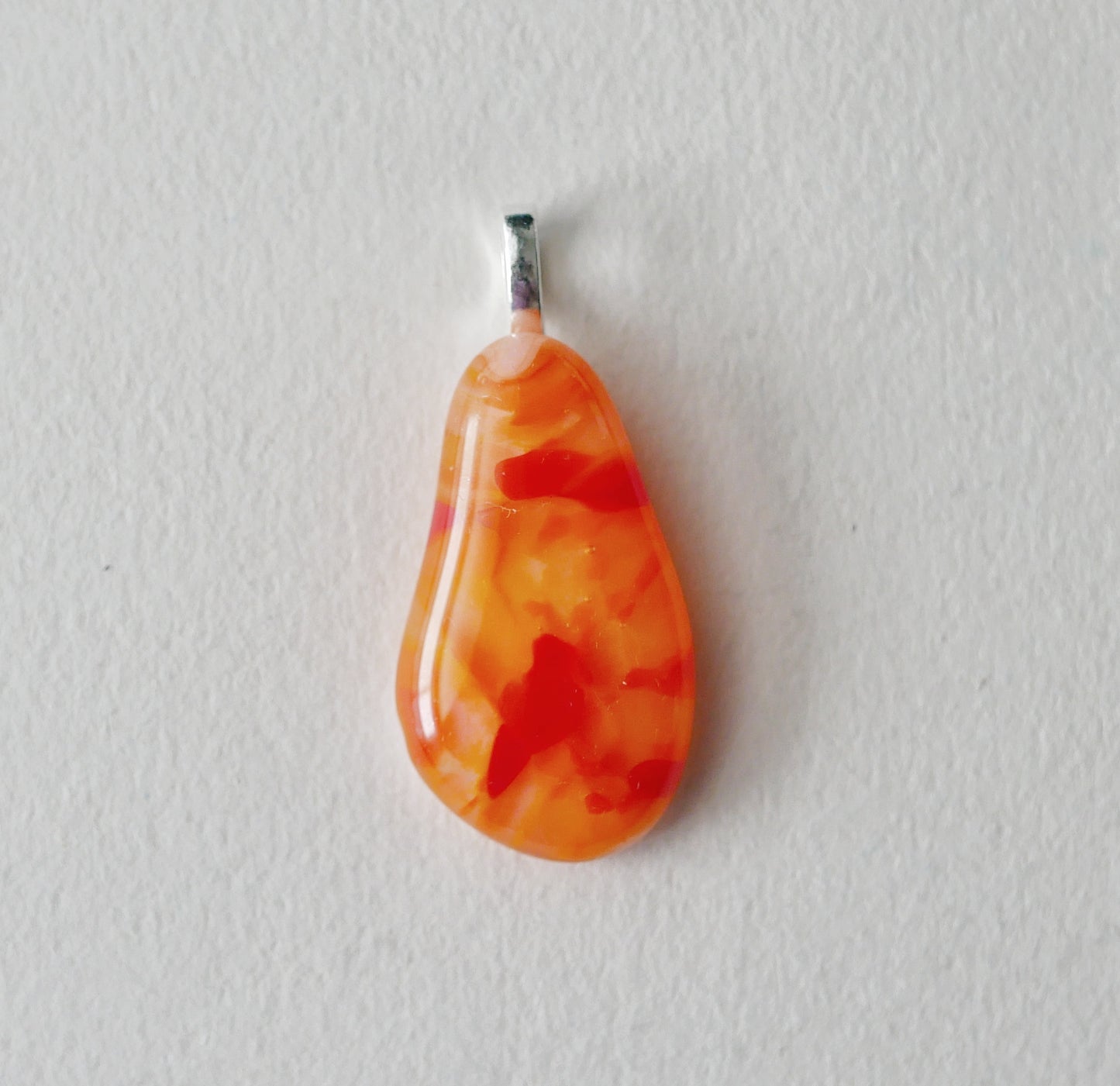 Orange Pendant #4 (Base Metal) (PENDANT ONLY)