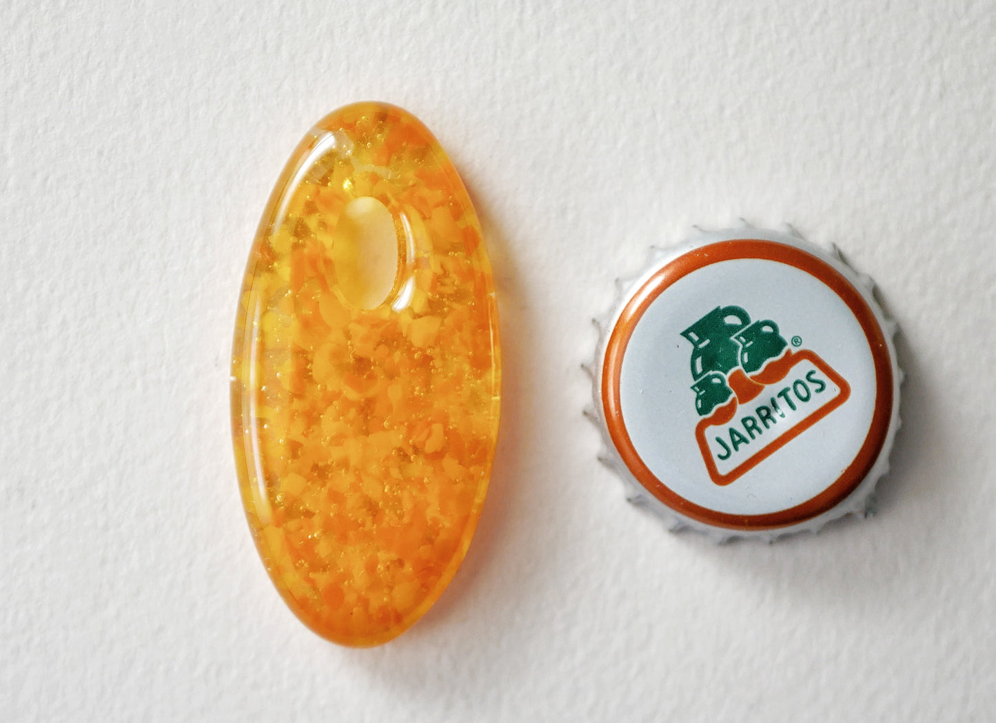 Oval Pendant: Oranges (PENDANT ONLY)