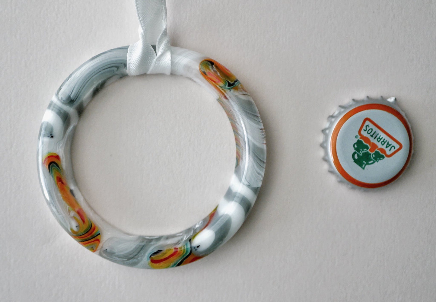 Irregular Glass Collage Wreath #11